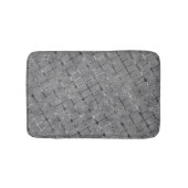 灰色の画像を長方形、明るい線に分割 バスマット (正面)