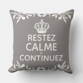 灰色の白いオリーブフランスのブ保のフ運ィアオン クッション