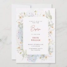 灰色の白いワイルドフラワー水色バプテスマ