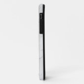灰色の白い大理石ケースメイトのタフアップル Case-Mate iPhoneケース (裏面/左)