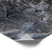 灰色の白い縁石の表面 ポスター (角)