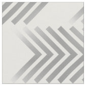 灰色の白い部族矢のパターン生地 ファブリック (クローズアップ)