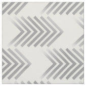 灰色の白い部族矢のパターン生地 ファブリック (見本)