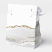 灰色の白い金ゴールド重ね合わせスクリプトの最初のコミュニティ フェイバーボックス (裏面サイド)