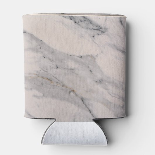 灰色の白い黒食べの大理石ドリンクとビーメリーブ 缶クーラー (裏面)