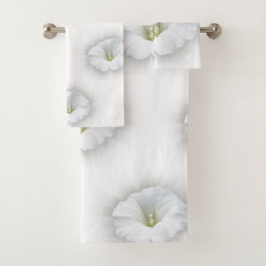 灰色の白そして色合い バスタオルセット (インサイチュ)