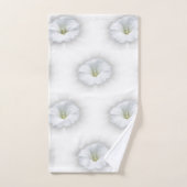 灰色の白そして色合い バスタオルセット (ハンドタオル)