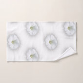 灰色の白そして色合い バスタオルセット (ハンドタオル)