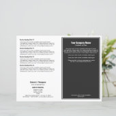 灰色の白シンプルい縁ど文書 (スタンド正面)