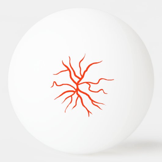 灰色の眼球 卓球ボール (裏面)