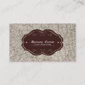 灰色の石のマーブル 名刺 (正面)