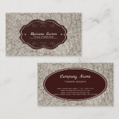 灰色の石のマーブル 名刺 (正面/裏面)