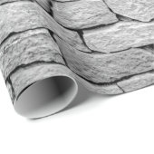 灰色の石の壁を背景抽象芸術。 ラッピングペーパー (ロールコーナー)