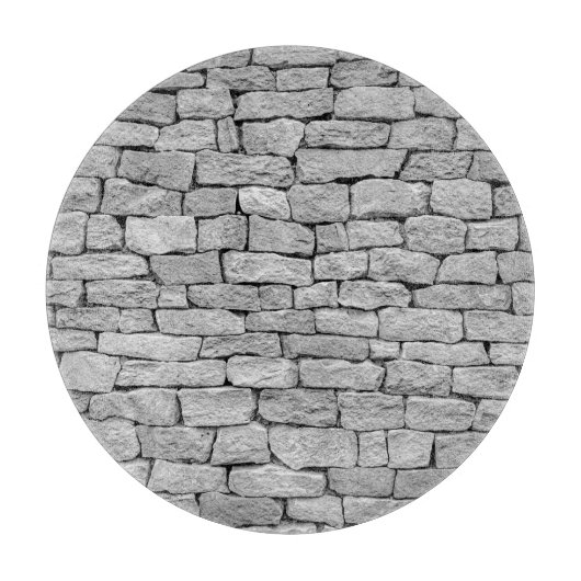 灰色の石の壁、抽象芸術背景。 カッティングボード (正面)