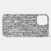 灰色の石の壁、抽象芸術背景。 Case-Mate iPhoneケース (裏面 (横))