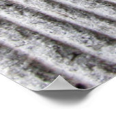 灰色の石壁のテクスチャ。石壁の風合い ポスター (角)