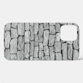 灰色の石壁を抽象芸術の背景 Case-Mate iPhoneケース (裏面 (横))