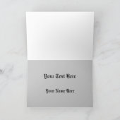 灰色の石造りのガーゴイル カード (内部)