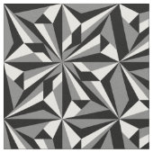 灰色の砂漠の花 ファブリック (クローズアップ)