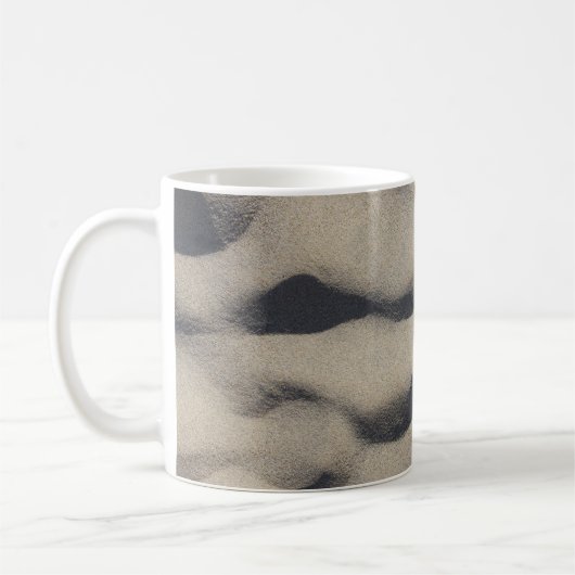 灰色の砂 コーヒーマグカップ (左)