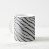 灰色の砂 コーヒーマグカップ (正面左)