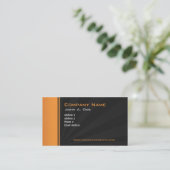 灰色の破烈のオレンジ 名刺 (スタンド正面)