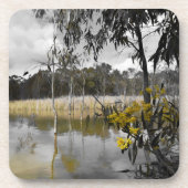 灰色の空の下の反射 コースター (正面)