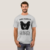灰色の空軍ギャング Tシャツ (正面フル)