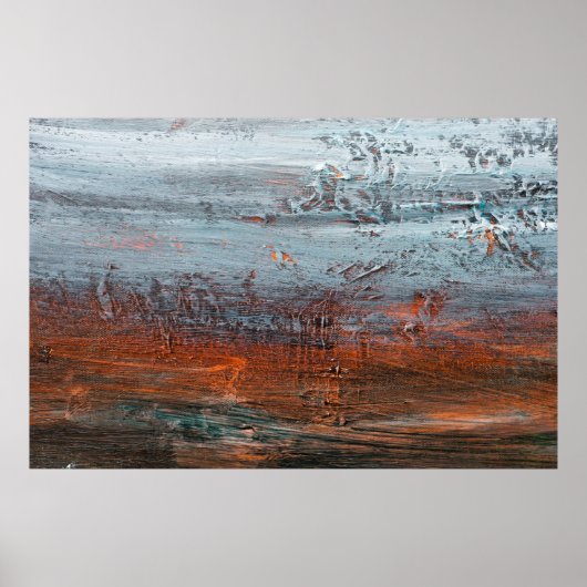 灰色の空 ポスター (正面)