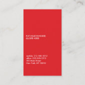 灰色の筆跡 名刺 (裏面)