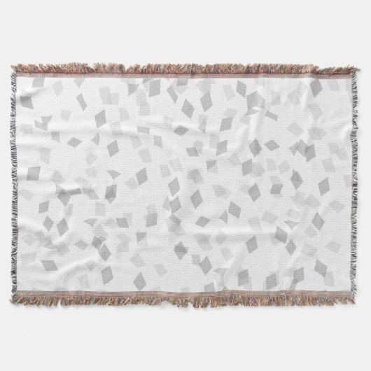 灰色の紙吹雪 スローブランケット (正面)