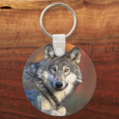 灰色の素晴らし狼 キーホルダー (正面)
