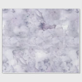 灰色の紫色の霧深い背景の水彩画 ラッピングペーパー (フラット)