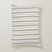 灰色の細い縦縞 アクセントクッション (正面(垂直))