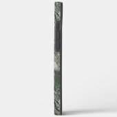 灰色の緑の奇妙なテクスチャと抽象芸術スカル Case-Mate iPhoneケース (裏面 / 左)