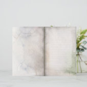 灰色の緑の水のカラージャーナルページ (スタンド正面)