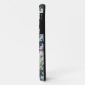 灰色の緑の花柄 Case-Mate iPhoneケース (裏面/左)