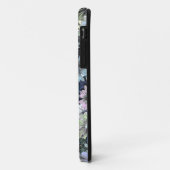 灰色の緑の花柄 Case-Mate iPhoneケース (裏面/左)