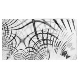 灰色の線が交差すると爪のスケッチを思い出す 枕カバー