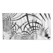 灰色の線が交差すると爪のスケッチを思い出す 枕カバー (裏面-右)