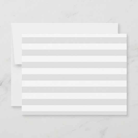 灰色の線のティール（緑がかった色）名を追加ありがとう ノートカード (裏面)