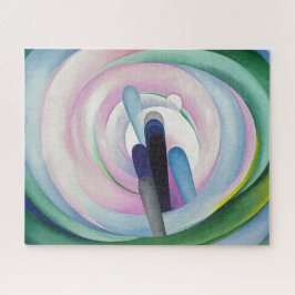 灰色の線（黒、青、黄） | O'Keefe | ジグソーパズル