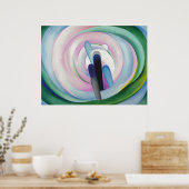 灰色の線（黒、青、黄） | O'Keefe | ポスター (キッチン)