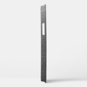 灰色の繊維に銀鎖のリンク Case-Mate iPhoneケース (裏面 / 右)