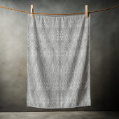 灰色の繊維織物のタコの種パターン(の模様が)ある ビーチタオル
