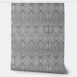 灰色の繊維織物のタコの種子 壁紙