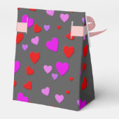灰色の背景とともにあなたへの千のハート フェイバーボックス (裏面サイド)
