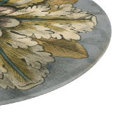 灰色の背景に飾りデマスクロゼット カッティングボード (角)