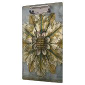 灰色の背景に飾りデマスクロゼット クリップボード (左)