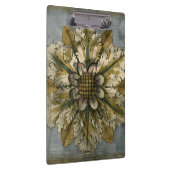 灰色の背景に飾りデマスクロゼット クリップボード (右)